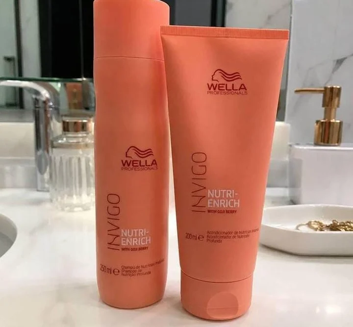Shampoo e condicionador Wella Invigo Nutri-Enrich